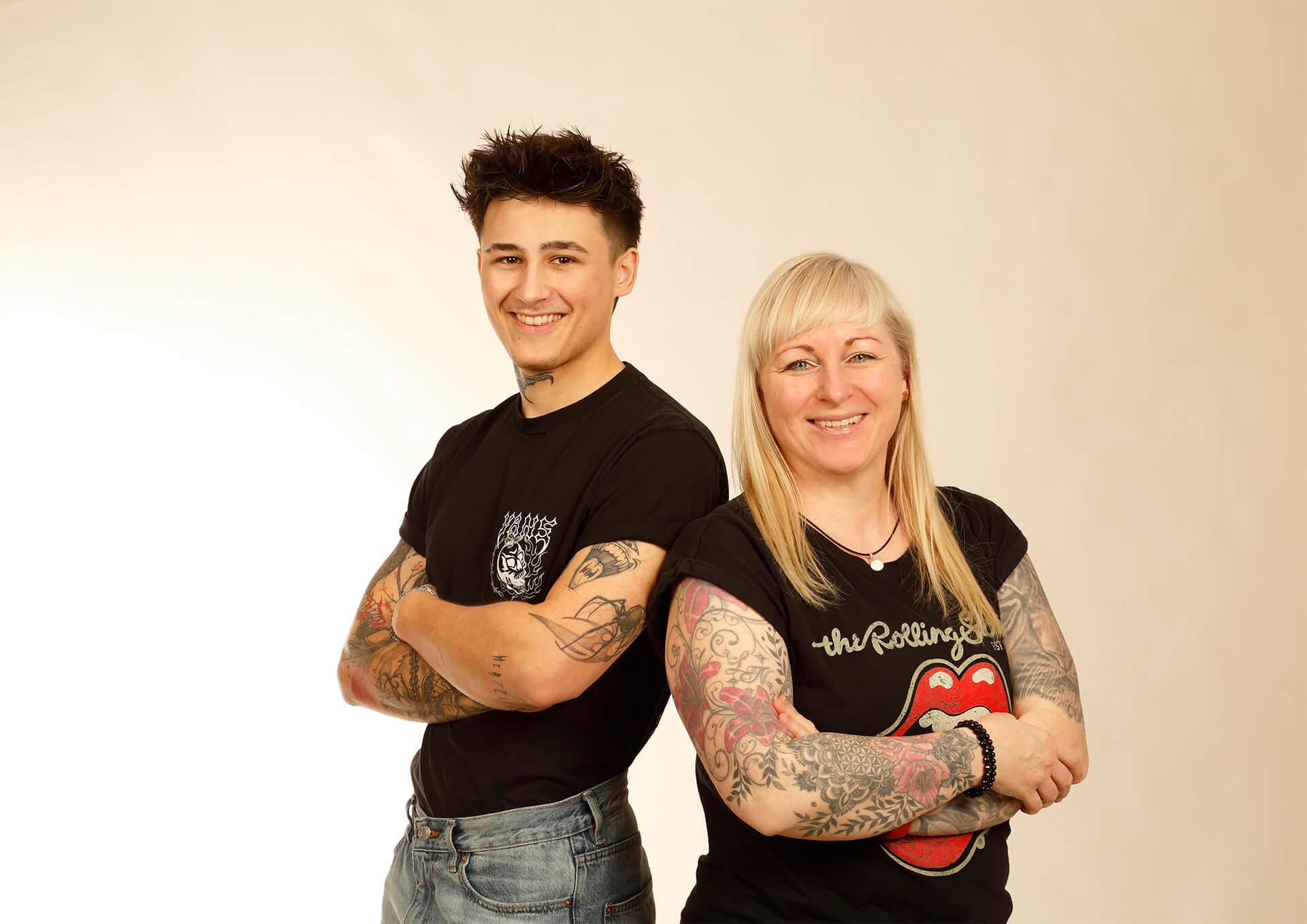 Bild zeigt Frau Susanne Dietz mit ihrem Sohn